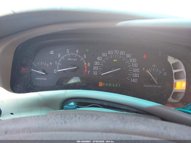 1999 Buick Park Avenue მანქანა იყიდება აუქციონზე, vin: 1G4CW52K9X4639337, აუქციონის ნომერი: 45548661