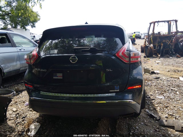 2016 Nissan Murano Sl მანქანა იყიდება აუქციონზე, vin: 5N1AZ2MG2GN108528, აუქციონის ნომერი: 45548783