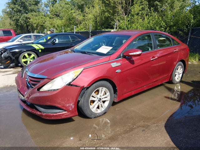 45548889 :رقم المزاد ، 5NPEB4AC7EH877563 vin ، 2014 Hyundai Sonata Gls مزاد بيع