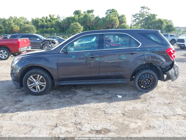 45548890 :رقم المزاد ، 2GNALBEK6G6294613 vin ، 2016 Chevrolet Equinox Ls مزاد بيع