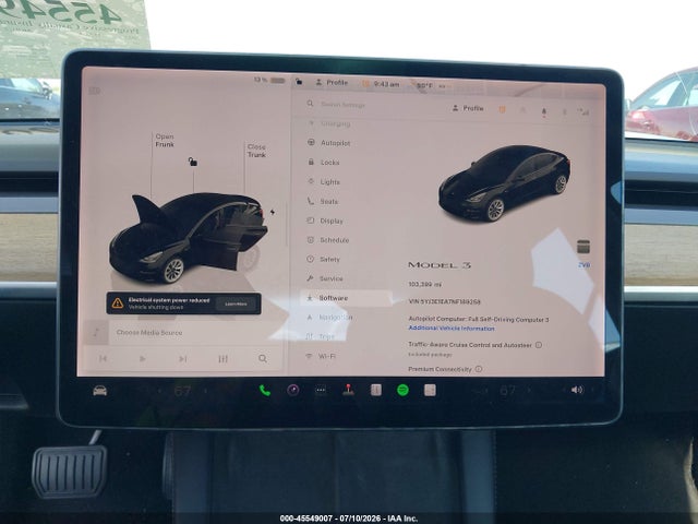 Tesla Model 3 Rear-wheel Drive 2022 5YJ3E1EA7NF189258 Image 7