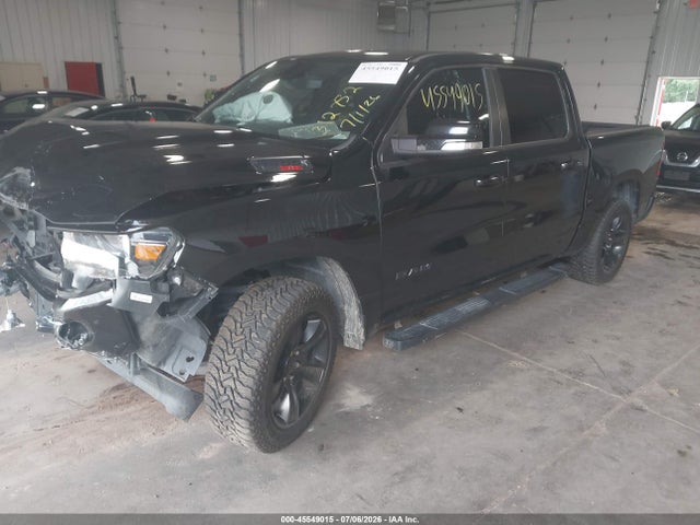 2022 Ram 1500 Big Horn  4x4 5'7 Box მანქანა იყიდება აუქციონზე, vin: 1C6SRFFMXNN162652, აუქციონის ნომერი: 45549015