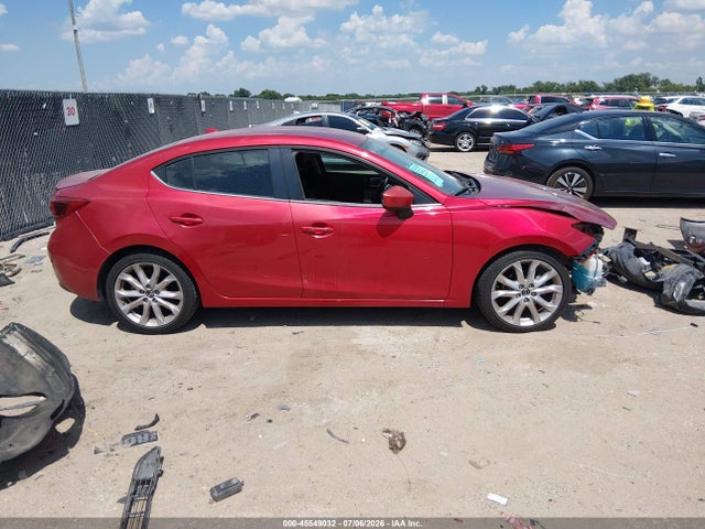 2014 Mazda Mazda3 S Touring მანქანა იყიდება აუქციონზე, vin: JM1BM1V38E1165530, აუქციონის ნომერი: 45549032