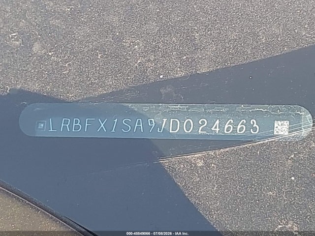 45549066 :رقم المزاد ، LRBFX1SA9JD024663 vin ، 2018 Buick Envision Essence مزاد بيع