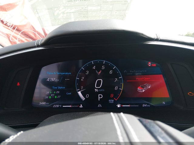 Auction sale of the 2024 Chevrolet Corvette Z06 Rwd  3lz, vin: 1G1YF3D33R5605470, lot number: 45549193
