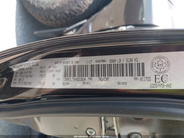 Aukcja sprzedaży 2017 Ram 1500 Slt, vin: 1C6RR7LT9HS653834, numer aukcji: 45549245