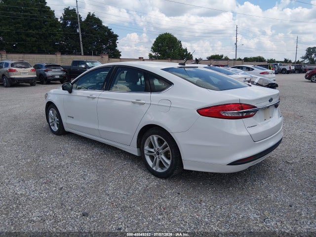 3FA6P0UU6JR141987 Ford Fusion Hybrid S