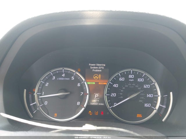 45549527 :رقم المزاد ، 5J8YD4H32KL001568 vin ، 2019 Acura Mdx Standard مزاد بيع