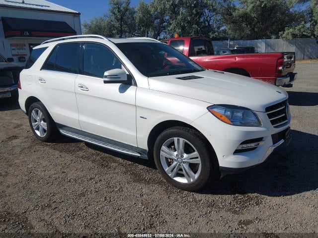 Aukcja sprzedaży 2012 Mercedes-benz Ml 350 4matic, vin: 4JGDA5HB4CA018240, numer aukcji: 45549533
