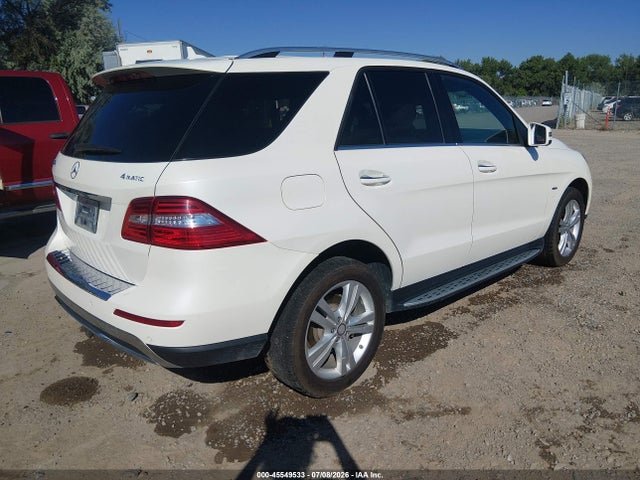 Aukcja sprzedaży 2012 Mercedes-benz Ml 350 4matic, vin: 4JGDA5HB4CA018240, numer aukcji: 45549533