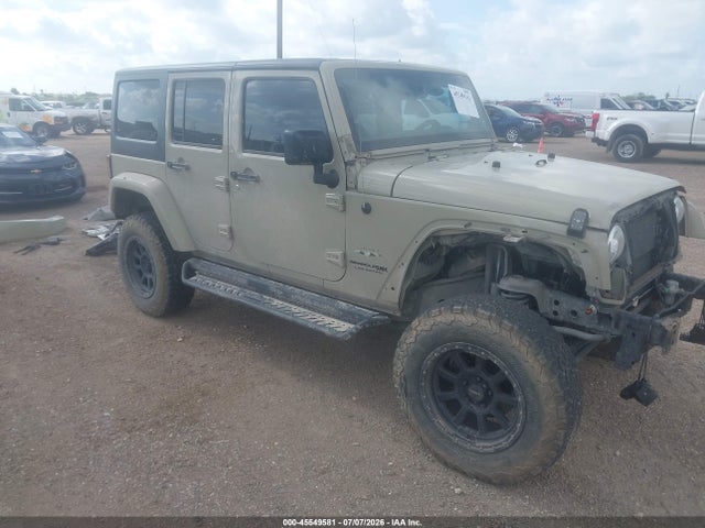 45549581 :رقم المزاد ، 1C4BJWEG6JL894682 vin ، 2018 Jeep Wrangler Jk Unlimited Sahara 4x4 مزاد بيع