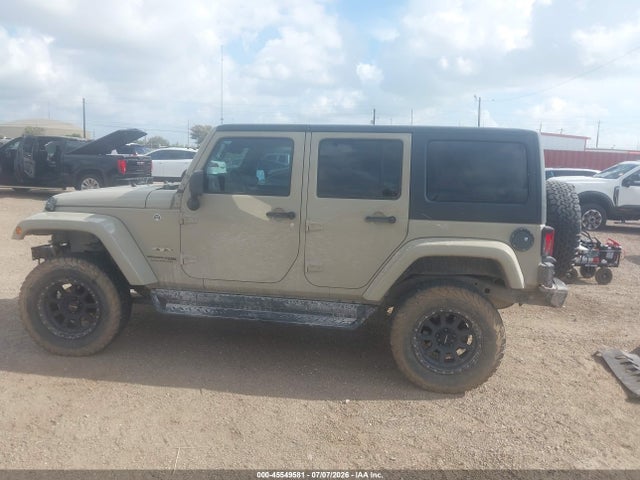 45549581 :رقم المزاد ، 1C4BJWEG6JL894682 vin ، 2018 Jeep Wrangler Jk Unlimited Sahara 4x4 مزاد بيع
