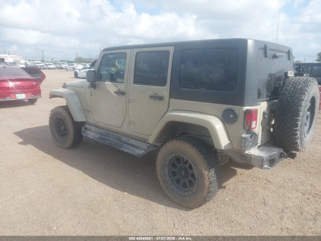 45549581 :رقم المزاد ، 1C4BJWEG6JL894682 vin ، 2018 Jeep Wrangler Jk Unlimited Sahara 4x4 مزاد بيع