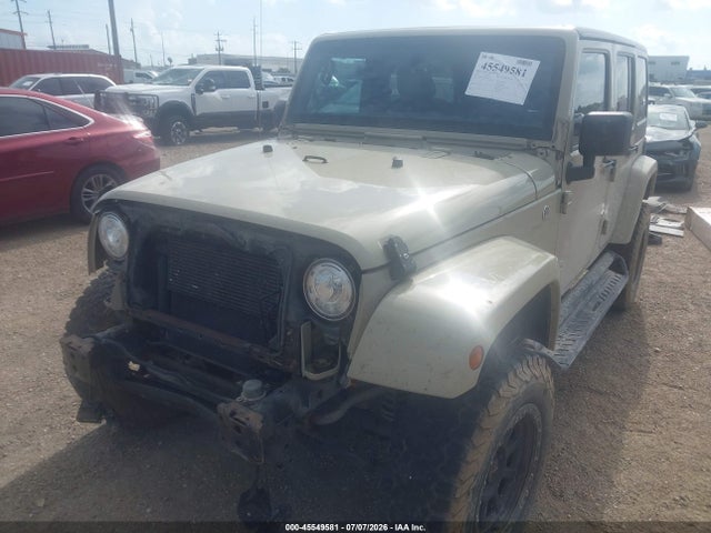 45549581 :رقم المزاد ، 1C4BJWEG6JL894682 vin ، 2018 Jeep Wrangler Jk Unlimited Sahara 4x4 مزاد بيع