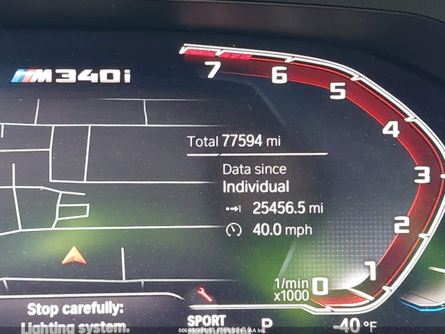 2022 Bmw M340i მანქანა იყიდება აუქციონზე, vin: 3MW5U7J05N8C41922, აუქციონის ნომერი: 45549828