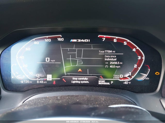 2022 Bmw M340i მანქანა იყიდება აუქციონზე, vin: 3MW5U7J05N8C41922, აუქციონის ნომერი: 45549828