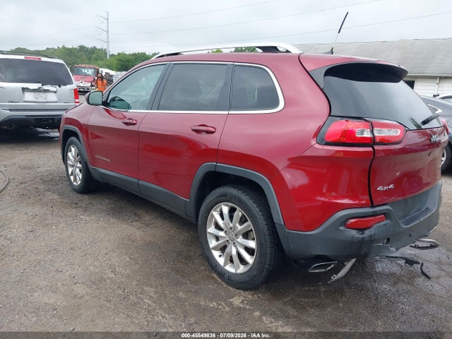 Продаж на аукціоні авто 2016 Jeep Cherokee Limited, vin: 1C4PJMDS2GW299934, номер лоту: 45549836