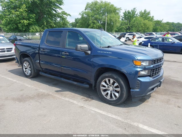 Auction sale of the 2019 Chevrolet Silverado 1500 Custom, vin: 1GCPYBEH3KZ422005, lot number: 45550026