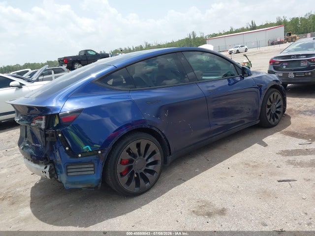 45550043 :رقم المزاد ، 7SAYGDEF1NF562617 vin ، 2022 Tesla Model Y Performance Dual Motor All-wheel Drive مزاد بيع