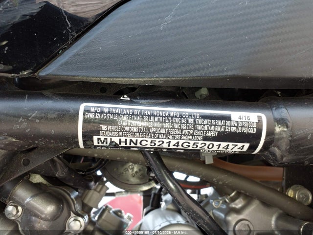 Honda Cb300 F 2016 MLHNC5214G5201474 Image 10