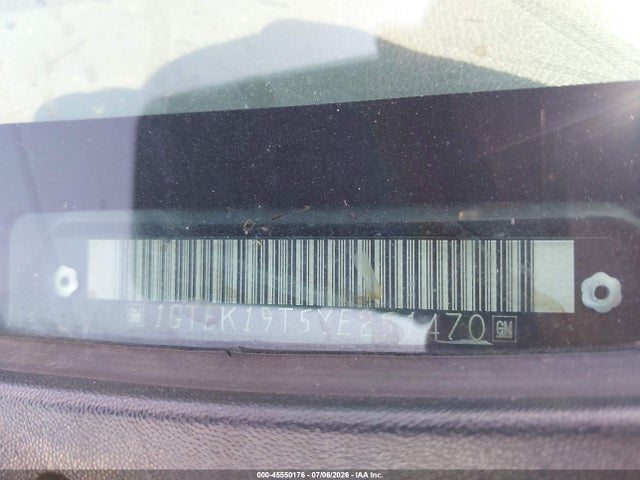 2000 Gmc Sierra 1500 Sle მანქანა იყიდება აუქციონზე, vin: 1GTEK19T5YE251470, აუქციონის ნომერი: 45550176