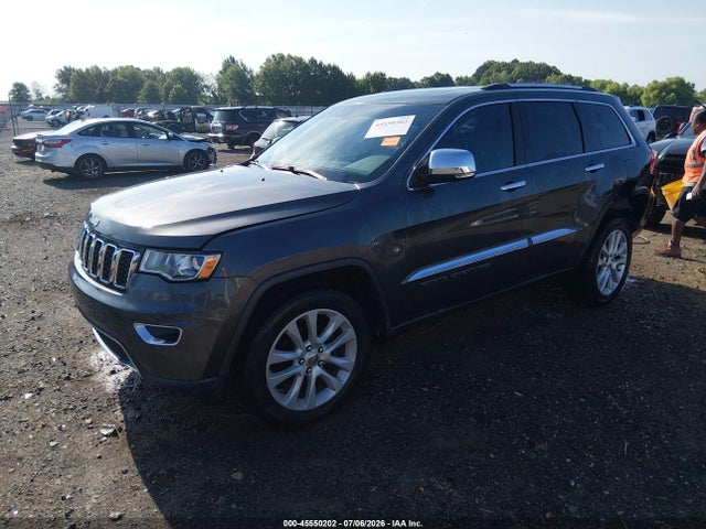 Продаж на аукціоні авто 2017 Jeep Grand Cherokee Limited, vin: 1C4RJFBG8HC610255, номер лоту: 45550202
