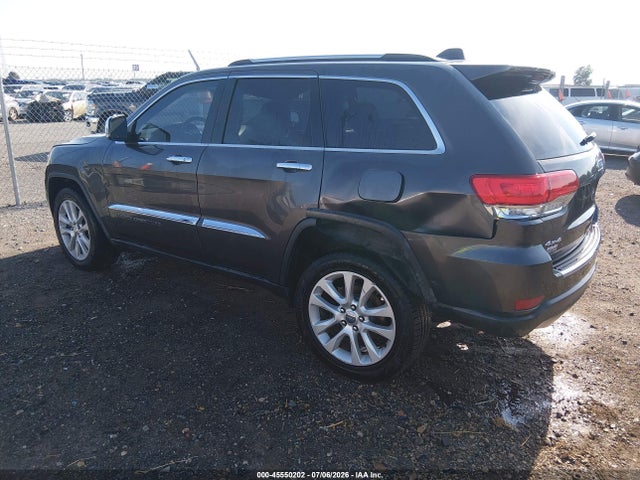 Продаж на аукціоні авто 2017 Jeep Grand Cherokee Limited, vin: 1C4RJFBG8HC610255, номер лоту: 45550202