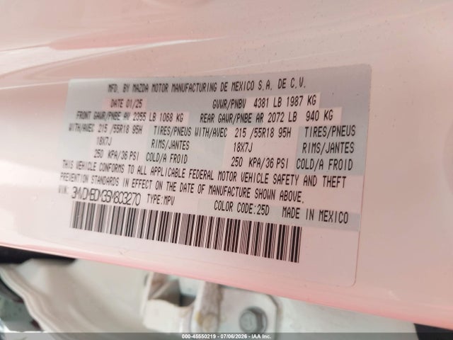 Mazda Cx-30 2.5 S Premium Package 2025 3MVDMBDM3SM803270 Image 9