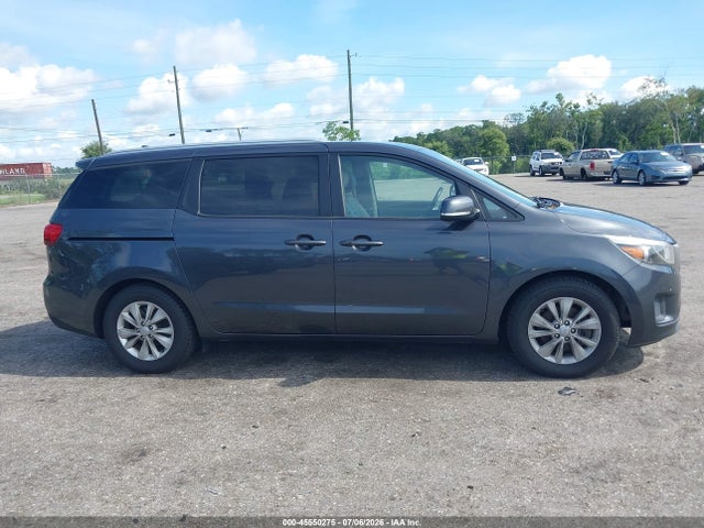 2017 Kia Sedona Lx მანქანა იყიდება აუქციონზე, vin: KNDMB5C10H6252823, აუქციონის ნომერი: 45550275