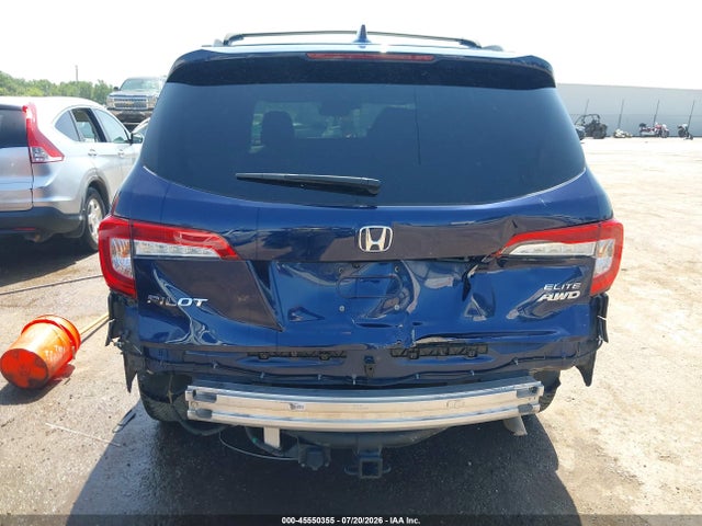 Продажа на аукционе авто 2022 Honda Pilot Awd Elite, vin: 5FNYF6H09NB025674, номер лота: 45550355