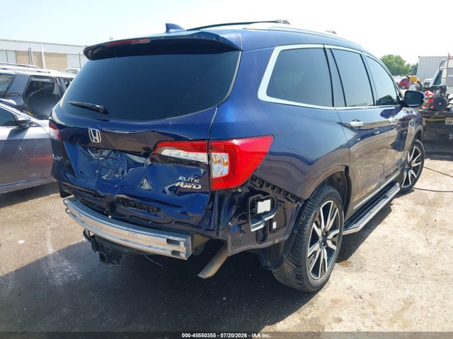 Продажа на аукционе авто 2022 Honda Pilot Awd Elite, vin: 5FNYF6H09NB025674, номер лота: 45550355