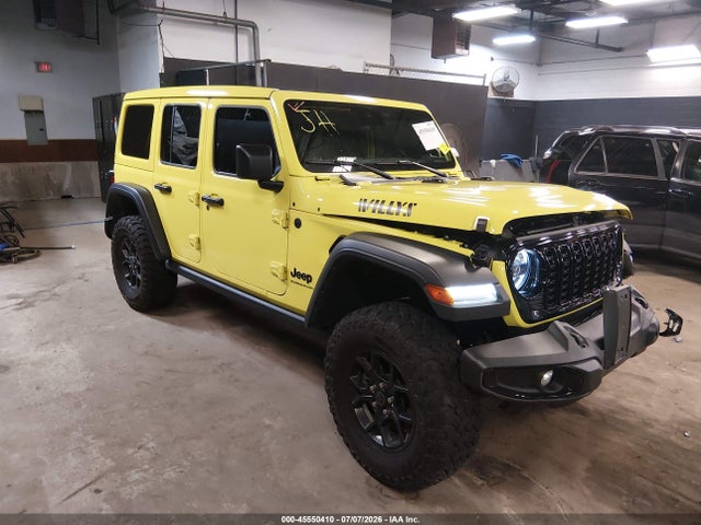 45550410 :رقم المزاد ، 1C4PJXDG8RW287321 vin ، 2024 Jeep Wrangler 4-door Willys 4x4 مزاد بيع