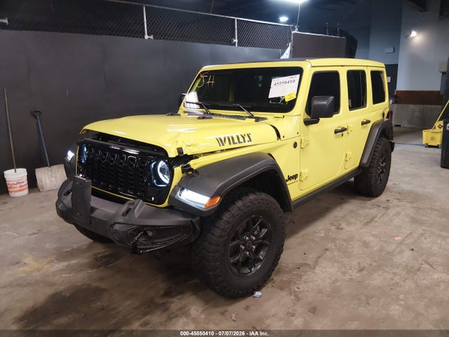 45550410 :رقم المزاد ، 1C4PJXDG8RW287321 vin ، 2024 Jeep Wrangler 4-door Willys 4x4 مزاد بيع