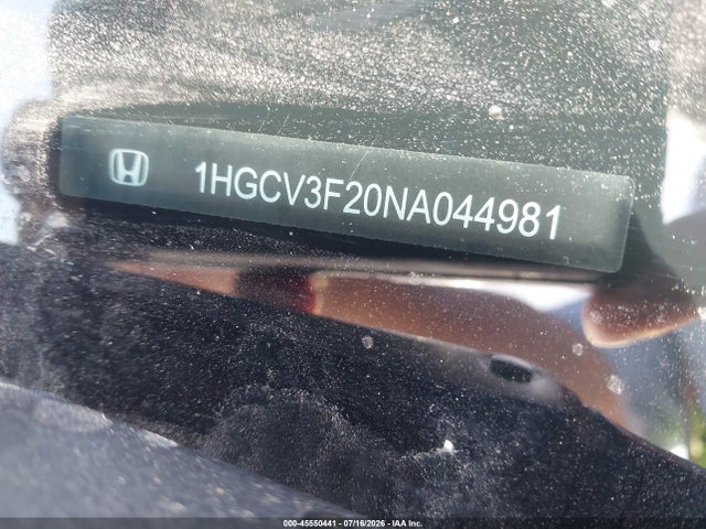 1HGCV3F20NA044981 Honda Accord Hybrid Sport