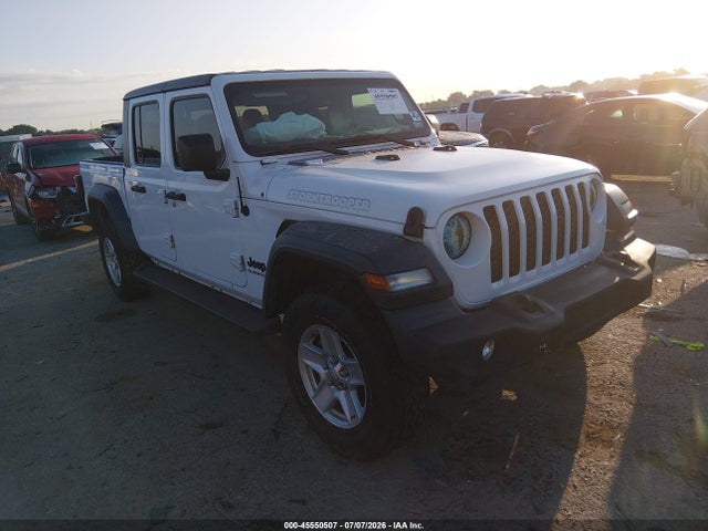 2020 Jeep Gladiator Sport S 4x4 მანქანა იყიდება აუქციონზე, vin: 1C6HJTAG3LL174362, აუქციონის ნომერი: 45550507