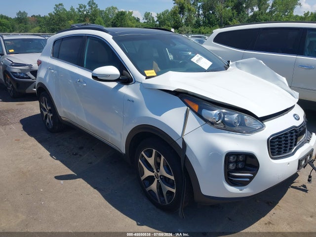 45550538 :رقم المزاد ، KNDPRCA64J7365749 vin ، 2018 Kia Sportage Sx Turbo مزاد بيع