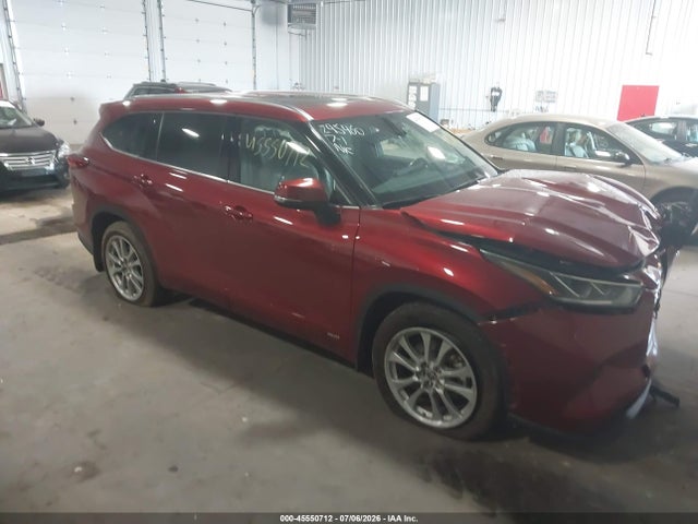 Продаж на аукціоні авто 2022 Toyota Highlander Hybrid Limited, vin: 5TDXBRCH5NS551673, номер лоту: 45550712