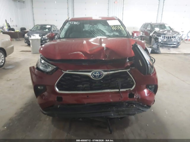 2022 Toyota Highlander Hybrid Limited მანქანა იყიდება აუქციონზე, vin: 5TDXBRCH5NS551673, აუქციონის ნომერი: 45550712