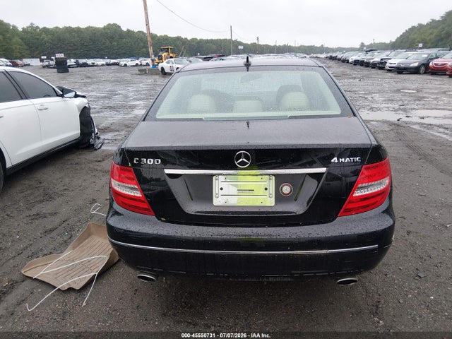 Продаж на аукціоні авто 2014 Mercedes-benz C 300 Luxury 4matic, vin: WDDGF8AB9EG225520, номер лоту: 45550731