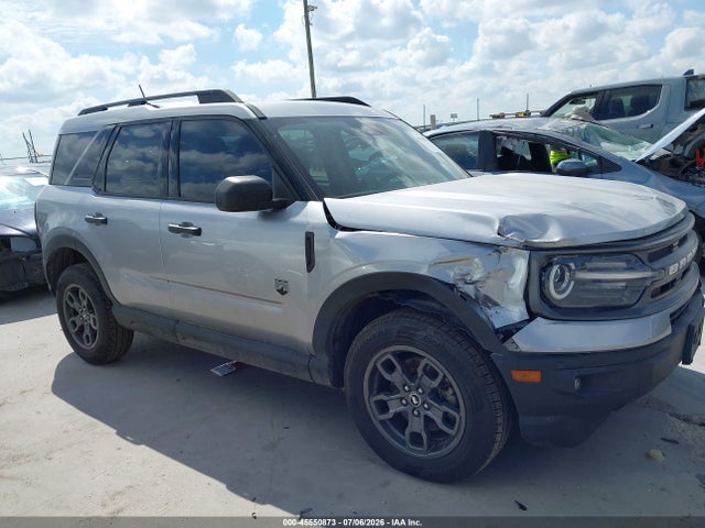 45550873 :رقم المزاد ، 3FMCR9B6XNRD25766 vin ، 2022 Ford Bronco Sport Big Bend مزاد بيع