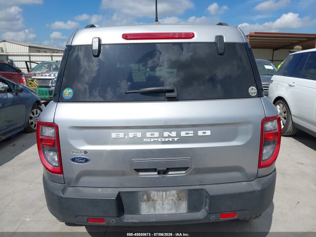 45550873 :رقم المزاد ، 3FMCR9B6XNRD25766 vin ، 2022 Ford Bronco Sport Big Bend مزاد بيع