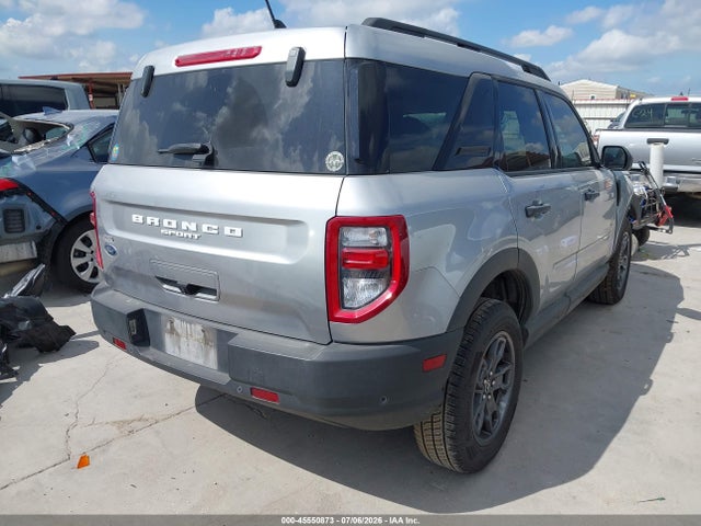 45550873 :رقم المزاد ، 3FMCR9B6XNRD25766 vin ، 2022 Ford Bronco Sport Big Bend مزاد بيع