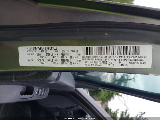 Aukcja sprzedaży 2012 Jeep Liberty Sport, vin: 1C4PJMAK0CW175045, numer aukcji: 45550922