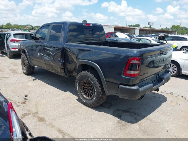 45550928 :رقم المزاد ، 1C6SRFET4KN841515 vin ، 2019 Ram 1500 Rebel  4x4 6'4 Box مزاد بيع