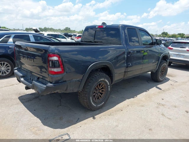 45550928 :رقم المزاد ، 1C6SRFET4KN841515 vin ، 2019 Ram 1500 Rebel  4x4 6'4 Box مزاد بيع