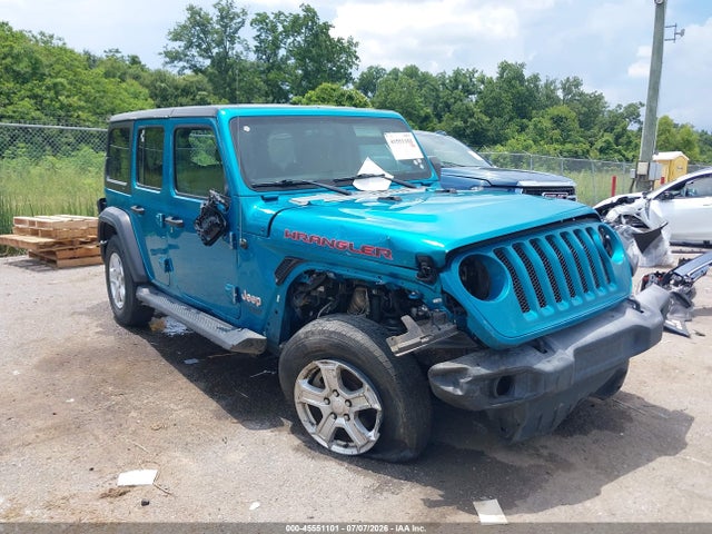 45551101 :رقم المزاد ، 1C4HJXDG1LW270680 vin ، 2020 Jeep Wrangler Unlimited Sport S 4x4 مزاد بيع