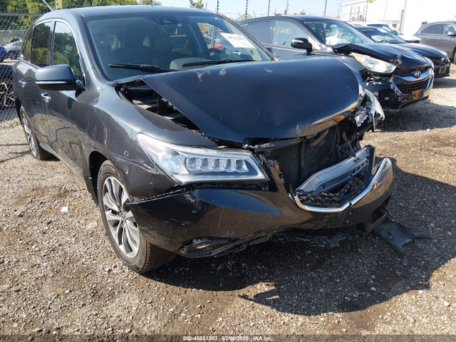 Auction sale of the 2016 Acura Mdx Technology   Acurawatch Plus Packages/technology Package, vin: 5FRYD4H43GB033655, lot number: 45551203