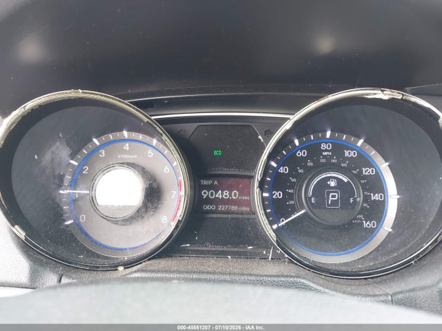 2013 Hyundai Sonata Gls მანქანა იყიდება აუქციონზე, vin: 5NPEB4AC3DH570633, აუქციონის ნომერი: 45551207