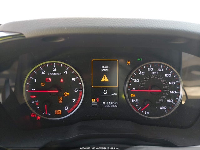 2024 Subaru Wrx Premium მანქანა იყიდება აუქციონზე, vin: JF1VBAH61R9803364, აუქციონის ნომერი: 45551335
