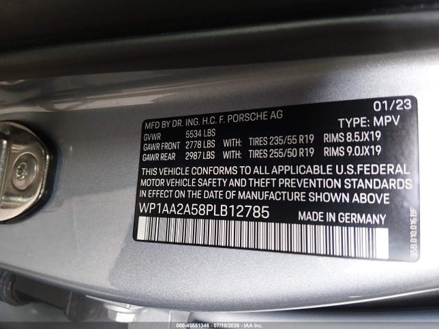 Porsche Macan T 2023 WP1AA2A58PLB12785 Image 9